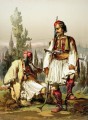 Mercenarios albaneses en el ejército otomano Amadeo Preziosi Neoclasicismo Romanticismo